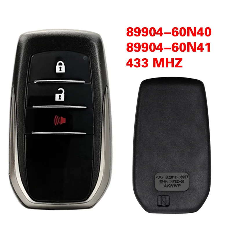 Passend für 17–20 Toyota Land Cruiser Smart Autoschlüssel 89904-60N40/60N41 BJ2EW