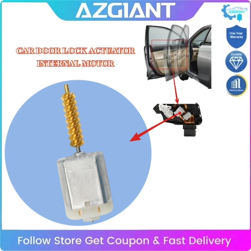 

AZGIANT Quiet Operation Car Door Lock Motor Central Locking Motor FC-280 For 2006-2014 Kia Sedona Car Parts