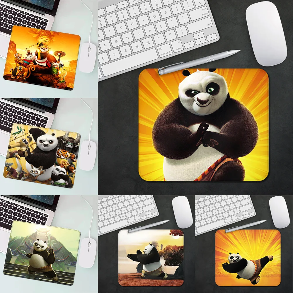 kungfu Panda Gaming Mouse Pad XS Small Mousepad For PC Gamer Desktop Decoration Office Mouse Mat Deskmat Rug