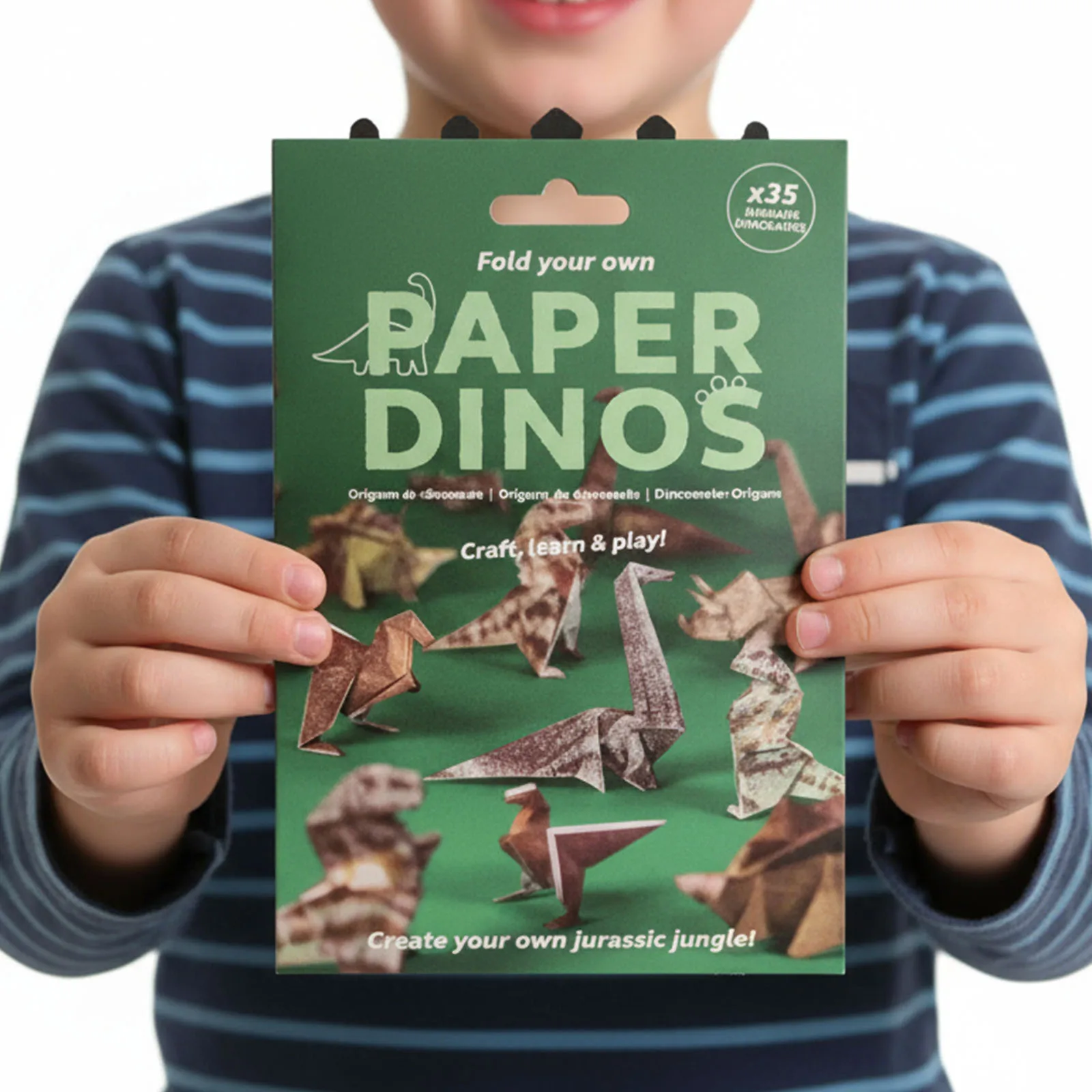 50pcs Decorative Papercraft Craft Set Handmade Animal Folding Paper Set DIY Paper Cats Origami Kit for Educational Settings Home