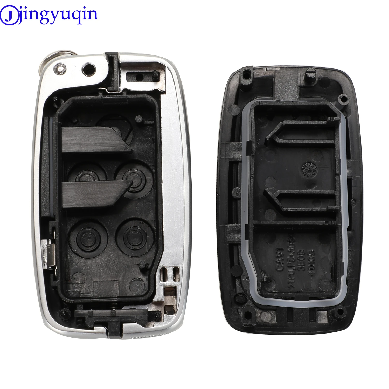 jingyuqin 5 Button Key Housing For LAND ROVER RANGE ROVER SPORT LR4 Vogue 2010-2013 Remote Keychain Cover Cover