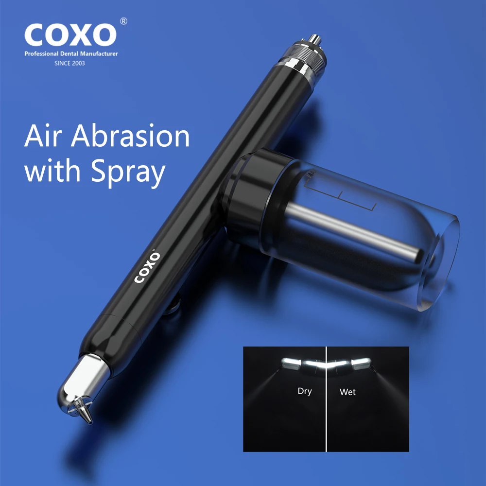 

COXO CA-1 Dental Aluminum Oxide Microblaster Abrasive Sandblasting Machine Teeth Cleaning Air Abrasion with Spray