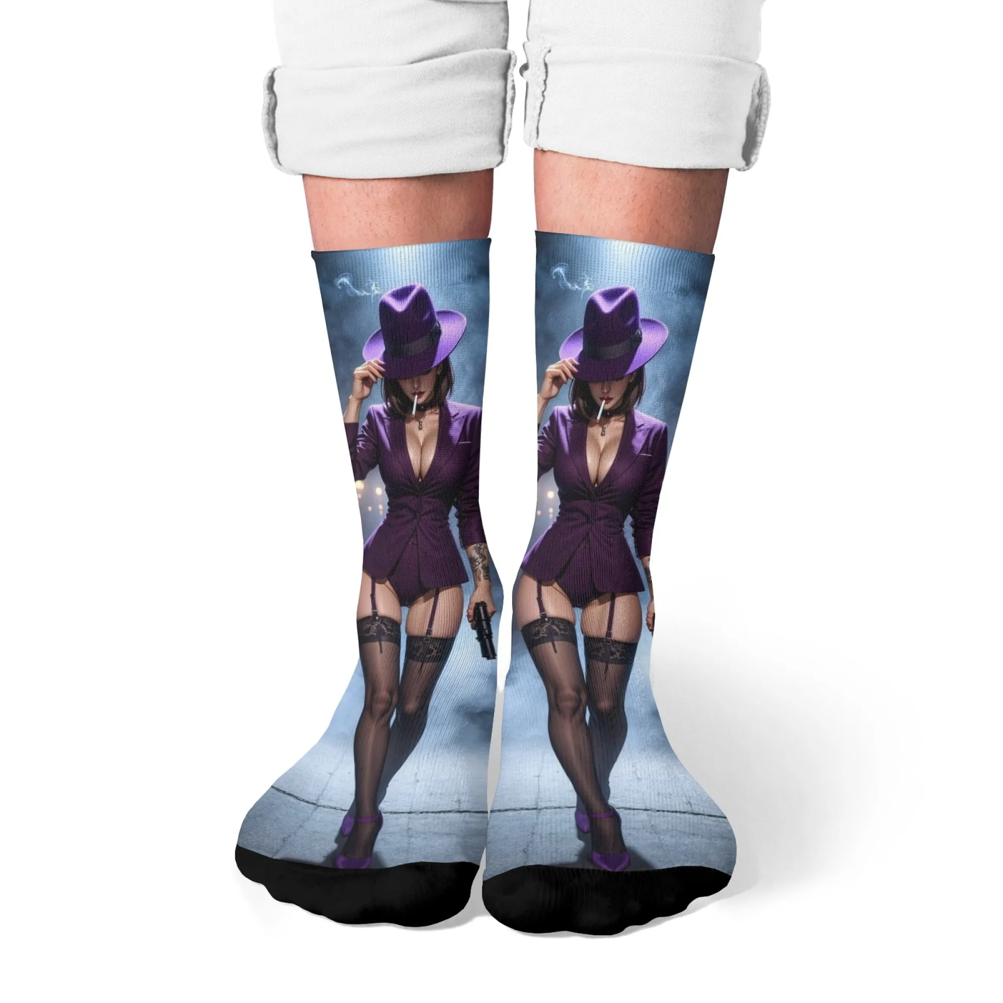 

Сексуальные мужские носки-убийцы для девочек, удобные дышащие нескользящие трендовые носки в стиле ретро, сумасшедшие уличные забавные носки в стиле хип-хоп