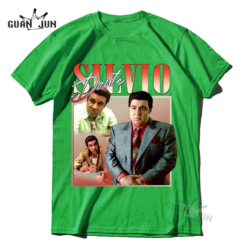 SILVIO DANTE Men Tee Present for Dad Streetwear Unisex T-shirt for Fans of The Sopranos Husband or Boyfriend Gift Idea Dropship