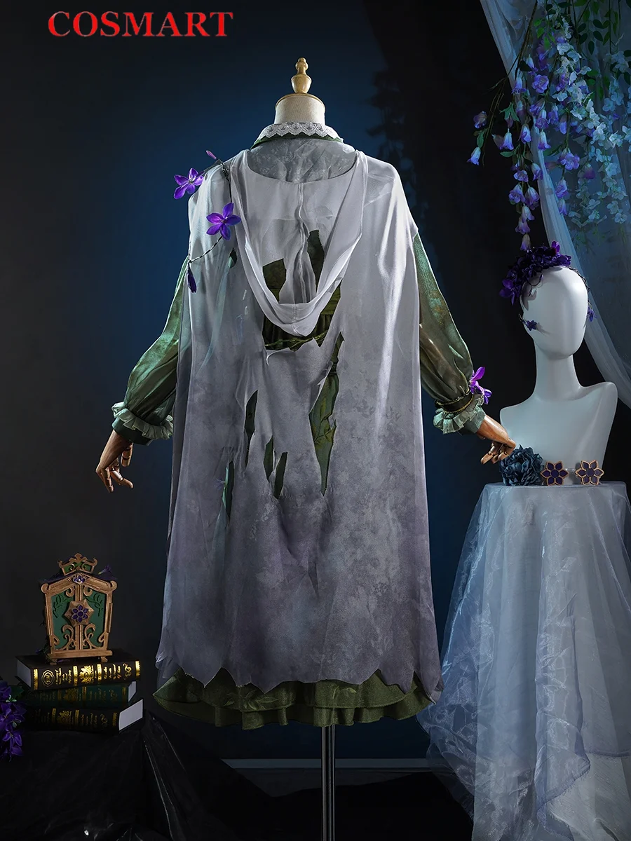 COSMART Identity V Anne Lester Toy Merchant  Cosplay Costume Cos Game Anime Party Uniform Hallowen Play Role Clothes Clothing