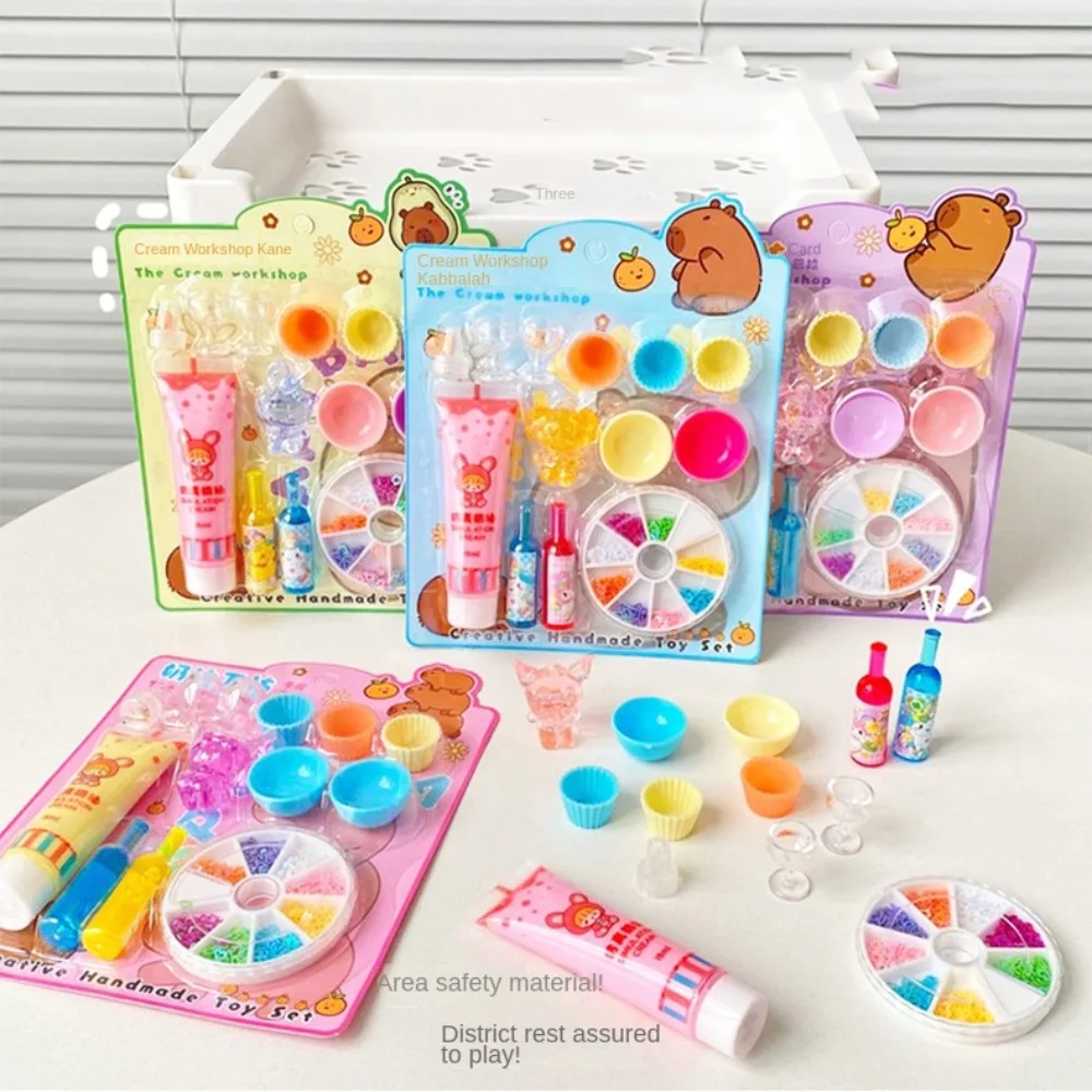 

Handmade Ice Cream Dessert Making Small Parts Funny Simulation Cream Set Cartoon Creative Cake Model Making Toy