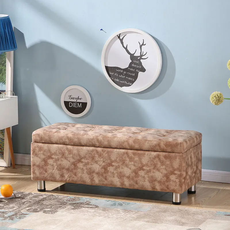 Shoe changing stool manufacturer spot modern simple bedroom bedside stool living room storage sofa storage stool long stoo