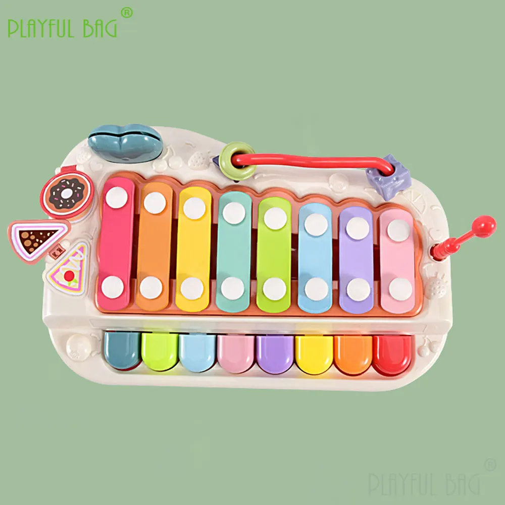 Children's Music Cake Playing Piano Eight Tone Percussion Instrument Baby Puzzle Toys Multi Functional Fun Gifts UG351