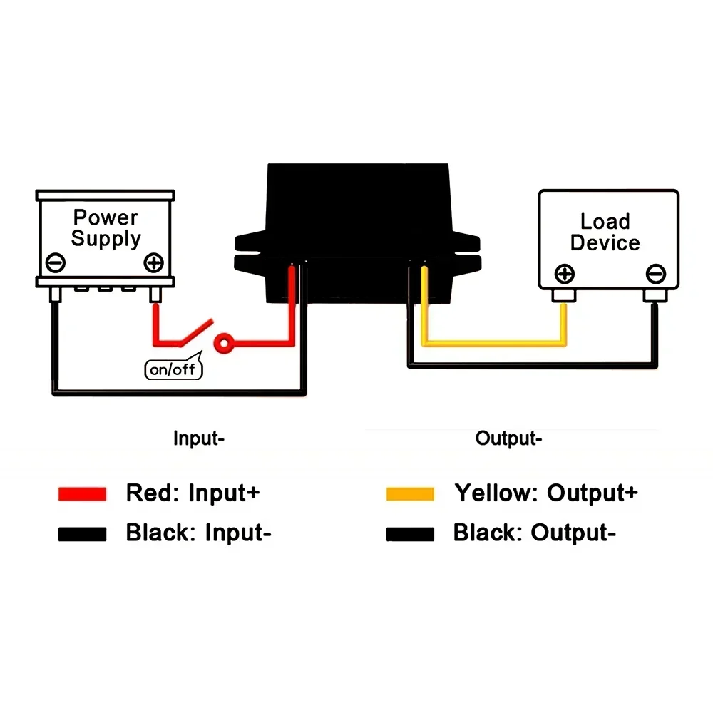DC 12v 24v to 5v 5A 10A Step Down Converter Regulator Power Adapter Reducer for Car Electronics Truck Vehicle Boat Solar System
