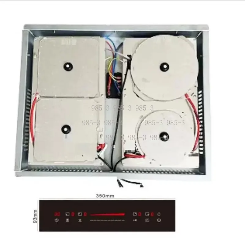 Desktop Four Zone Invisible Induction Cooker 220V~240V Electric Heating Cooktop