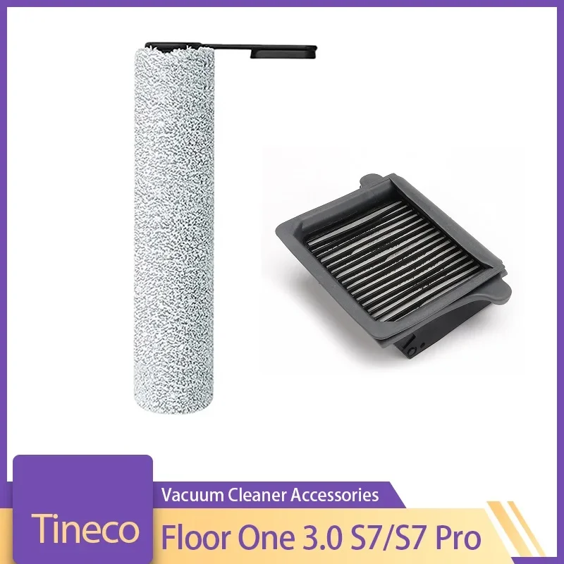 Original Tineco Floor ONE S7 PRO Floor Washing Machine Accessories Roller Brush Filter Washable and Reusable Tineco 3.0