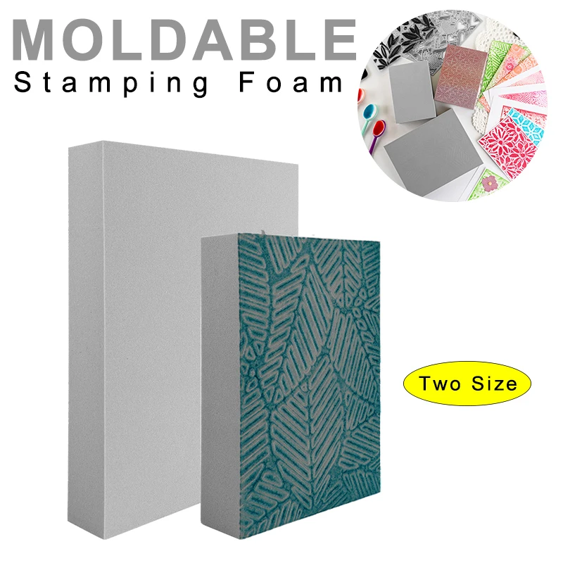 Reusable Stamping Foam Moldable Blocks Graphic Transfer Tool Great For Scrapbooking Handmade Crafts Background Tools New 2022