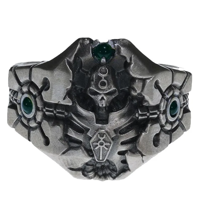 

French Emperor Respects NECRON Personality Ring Fashion Ring Student Gift Ins
