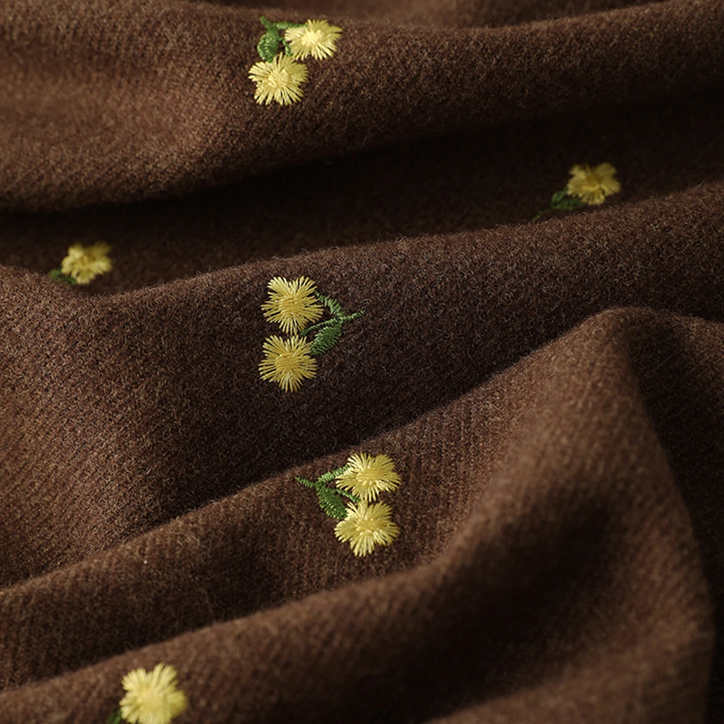 

Korean Sle Autumn Winter Cheered Woolen Fabric Coat Jaet Vest Skirt Children's Clothing DIY Handmade Material Embroidery