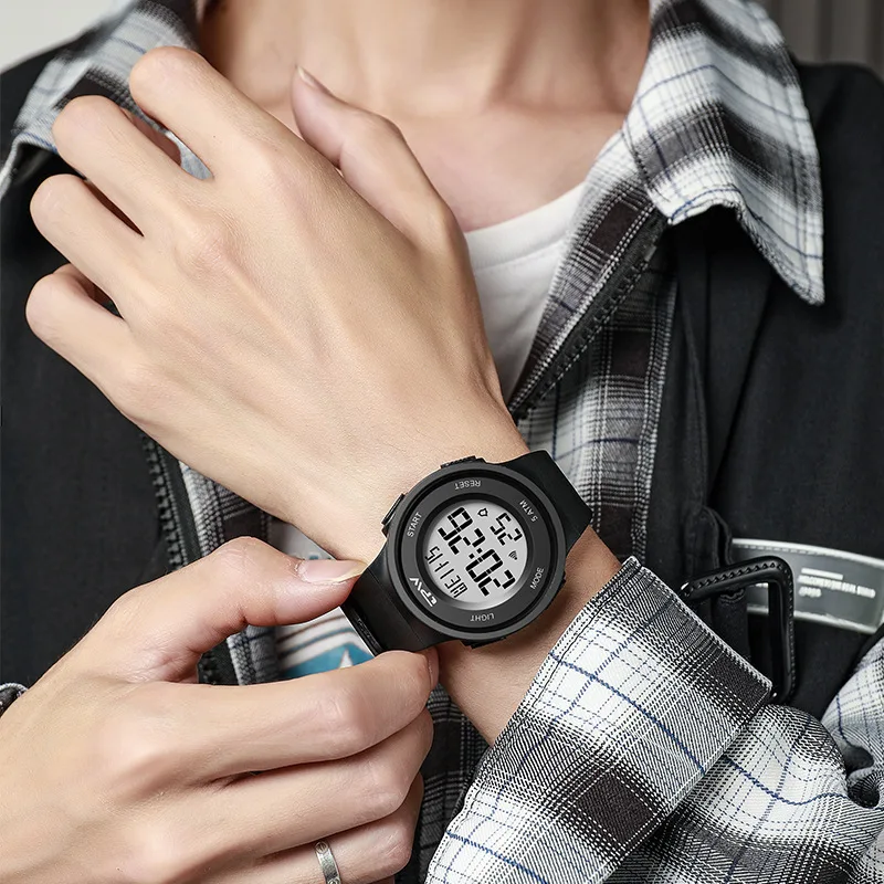 2025, LED-Armbanduhr für Damen und Herren, wasserdichte digitale Sportuhr mit Kalender, Alarm, Stoppuhr, Funktionen von Luxusdesign