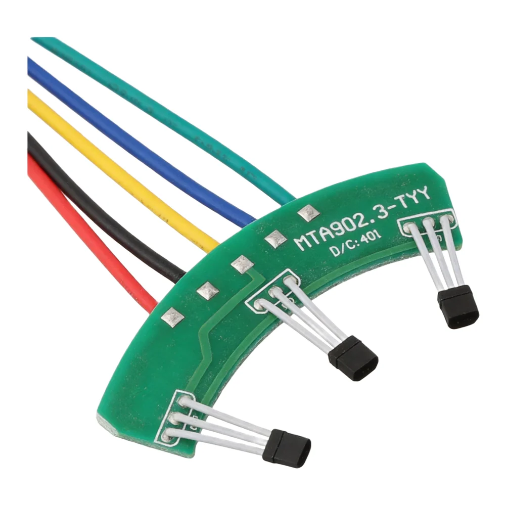 Hall Sensor Circuit Board for 3 Wheel Electric Bike Motor 500 2000W Green Color High Compatibility Easy Installation