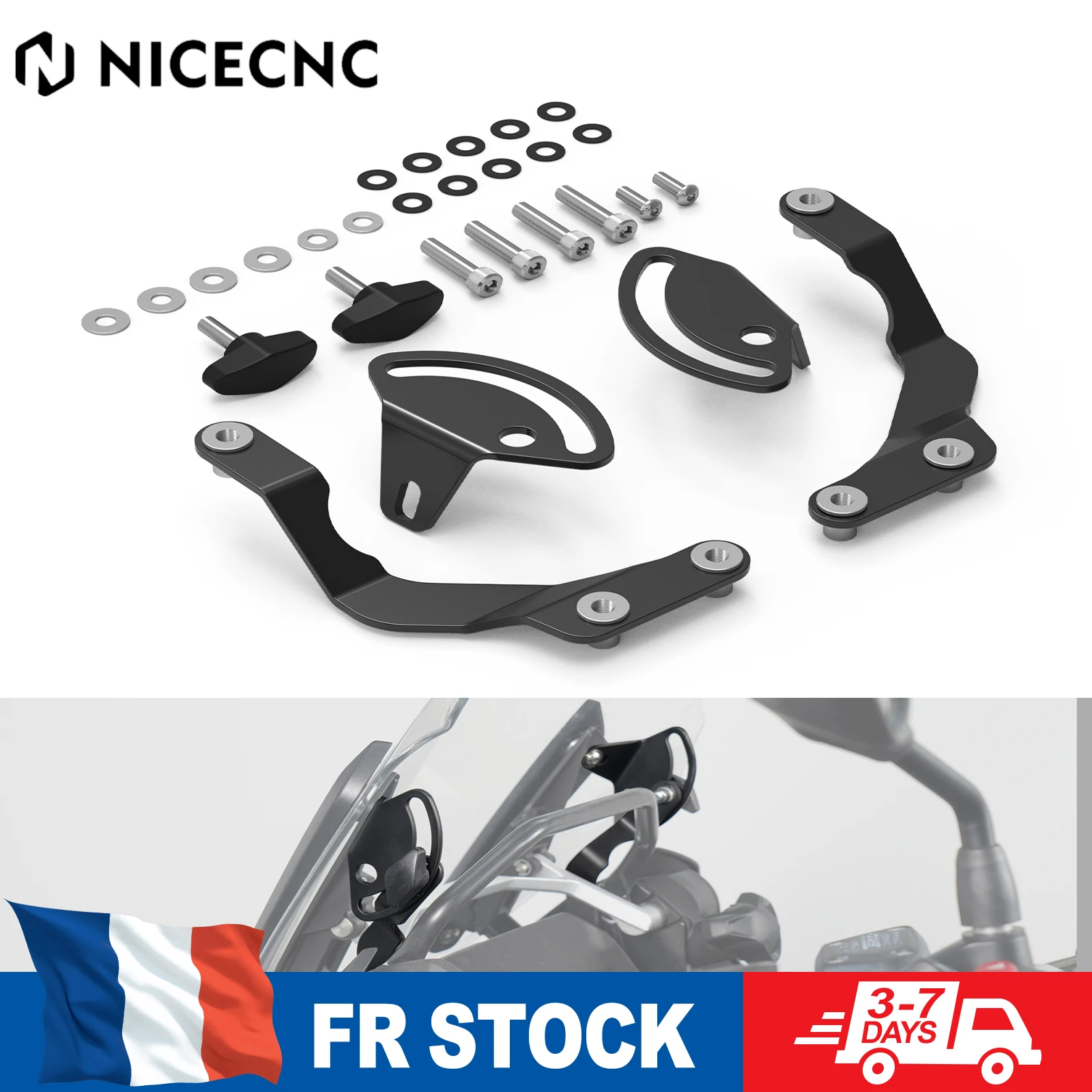 Stabilisateur de pare-brise pour BMW R1250GS R1200GS GSA R1250GS Adventure 2018-2024 R 1250 GS 2018-2022 R1200GS GSA 2014-19