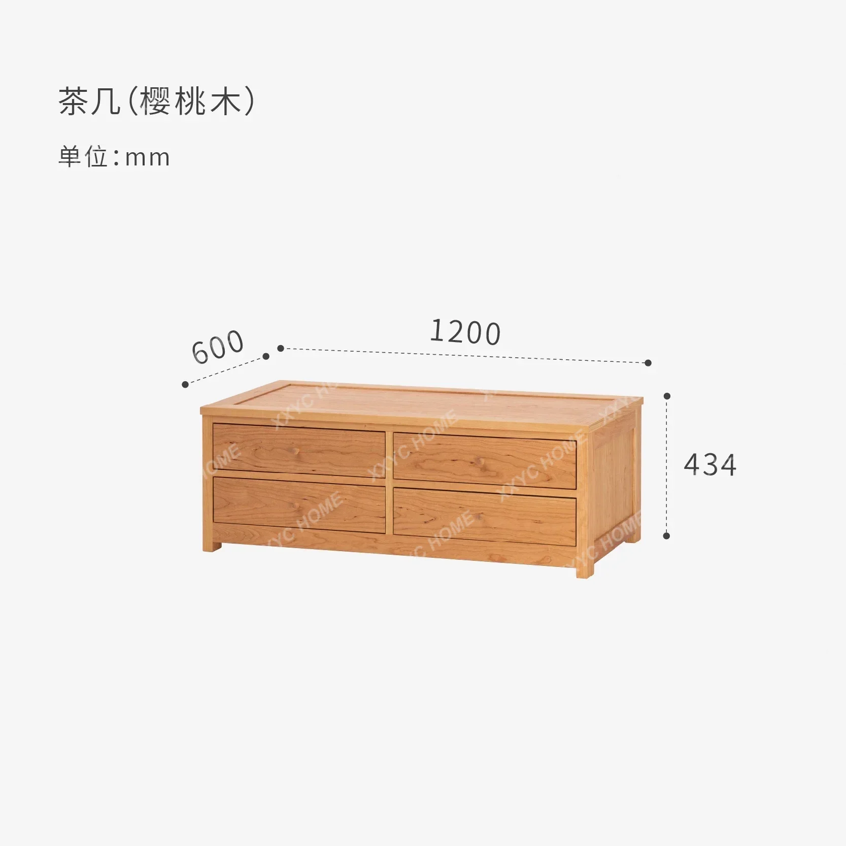 Coffee Table Dining Table Dual-purpose Storage Simple Modern Small Apartment Living Room Solid Wood Tea Table