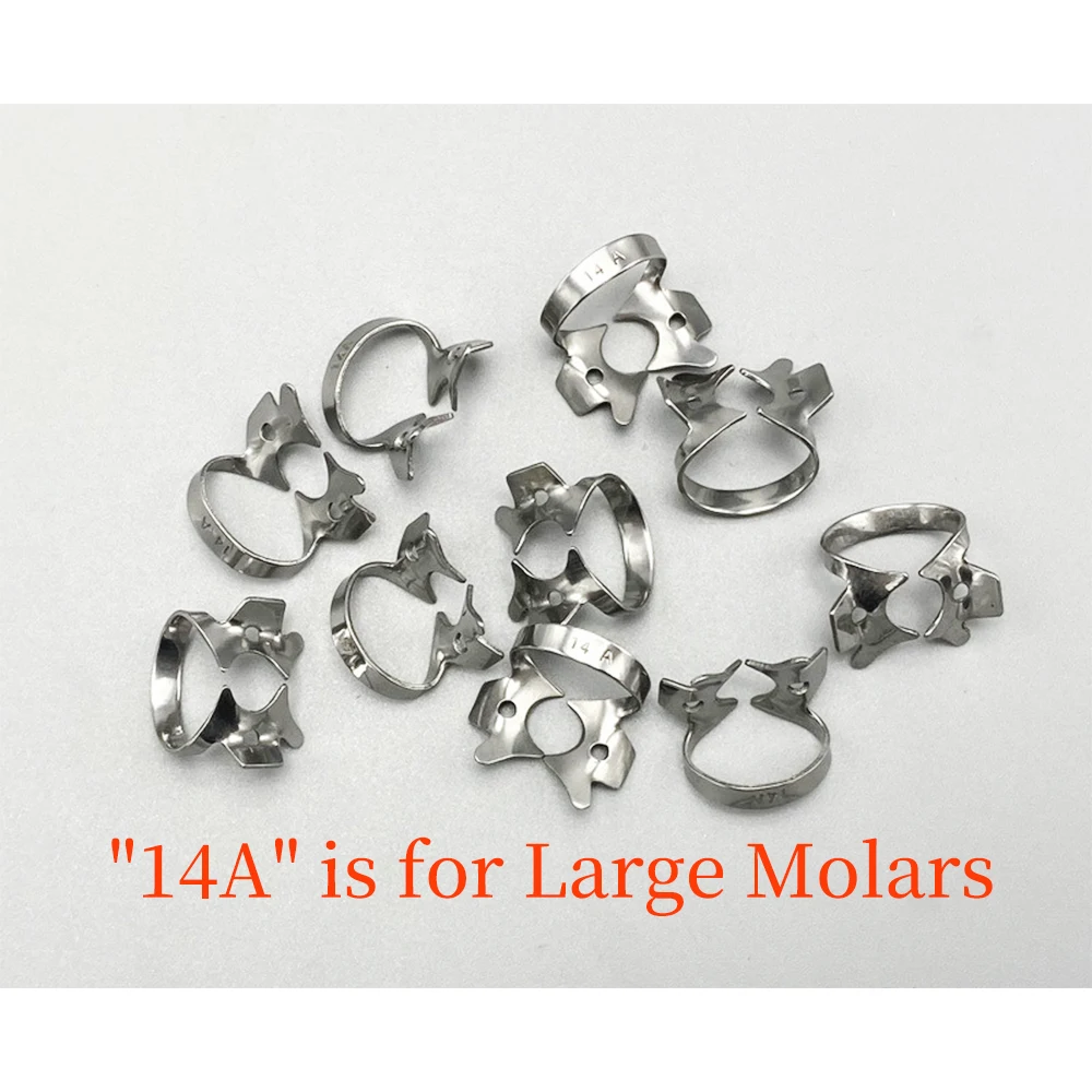 1/5/10 قطعة الأسنان المطاط السد المشابك 5 أحجام اللبية ترميم السد حامل قصاصة طب الأسنان مادة تقويم الأسنان 2A/8A/12A/13A #6