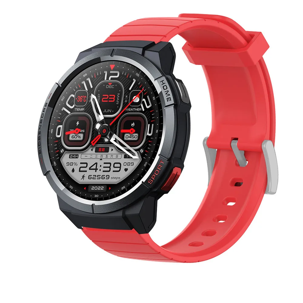 BEHUA Armband Silikon-Ersatzband für Xiaomi Mibro GS Smartwatch Armband-Zubehör Uhrenarmband Sport Mode Correa Gürtel – Detail 14