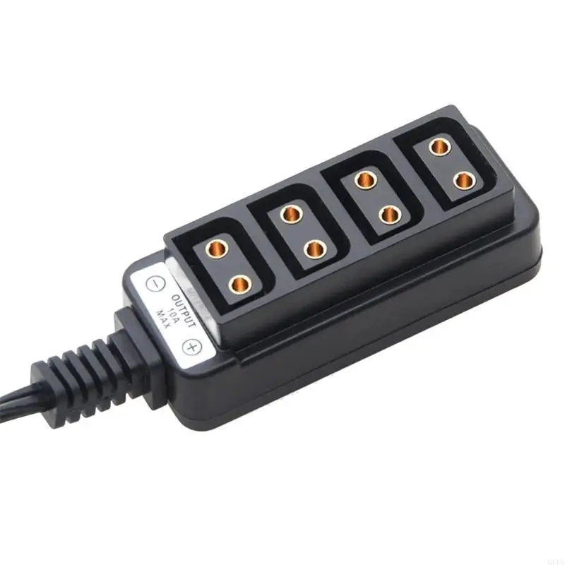 D-Tap Male To 4-Port D-Tap Female Camera Power Supply Distributor DTAP Fourway Splitter for Anton V-mount Battery view 2