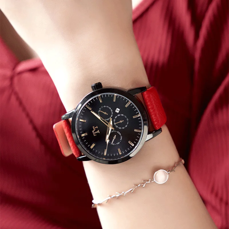 Fashion Casual High Temperament Versatile Watch Female Student Waterproof Quartz Ladies Belt Female Watch Elegant and