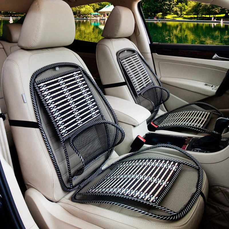 Universal Summer Car Truck Seat Cushion Spine Posture Correction Back Pillow Office Chair Breathable Lumbar Back Support