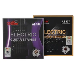 Alice Professional Strings Series AE536 AE537 Electric Guitar Strings Set Multipolymer Anti-Rust Coating