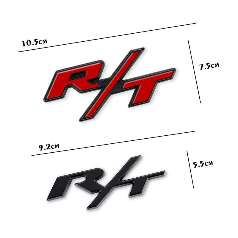 ملصقات السيارات ثلاثية الأبعاد R/T RT رسالة ل دودج رينيجيد قافلة كرايسلر جيب شيروكي كومباس تشالنجر شاحن رام عيار رحلة