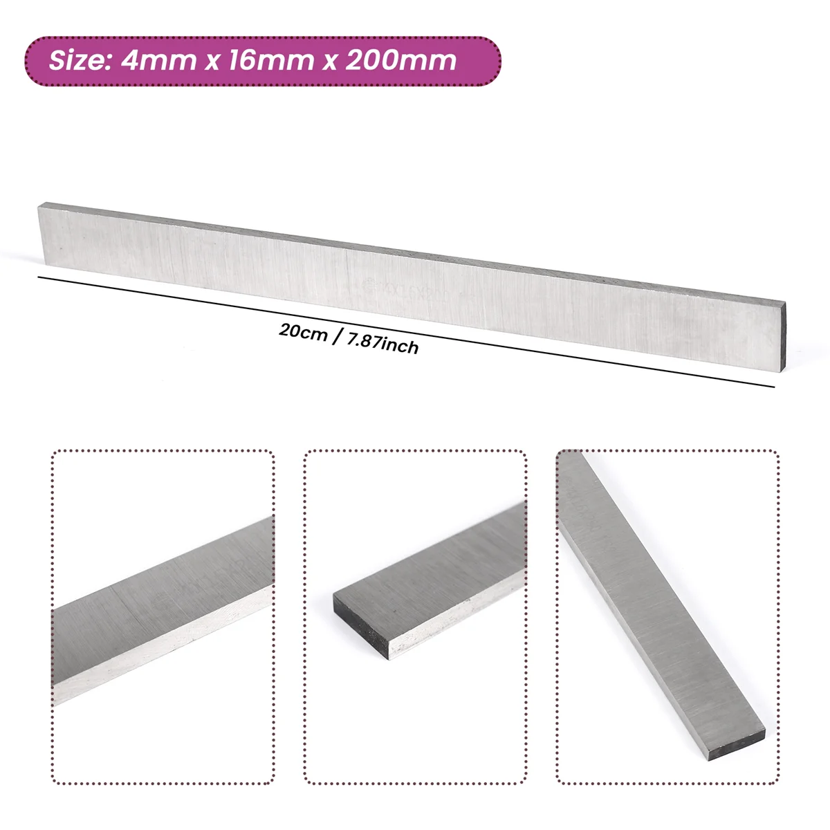 高速度鋼フライス,hssツールビット,旋盤,4mm x 16mm x 200mm