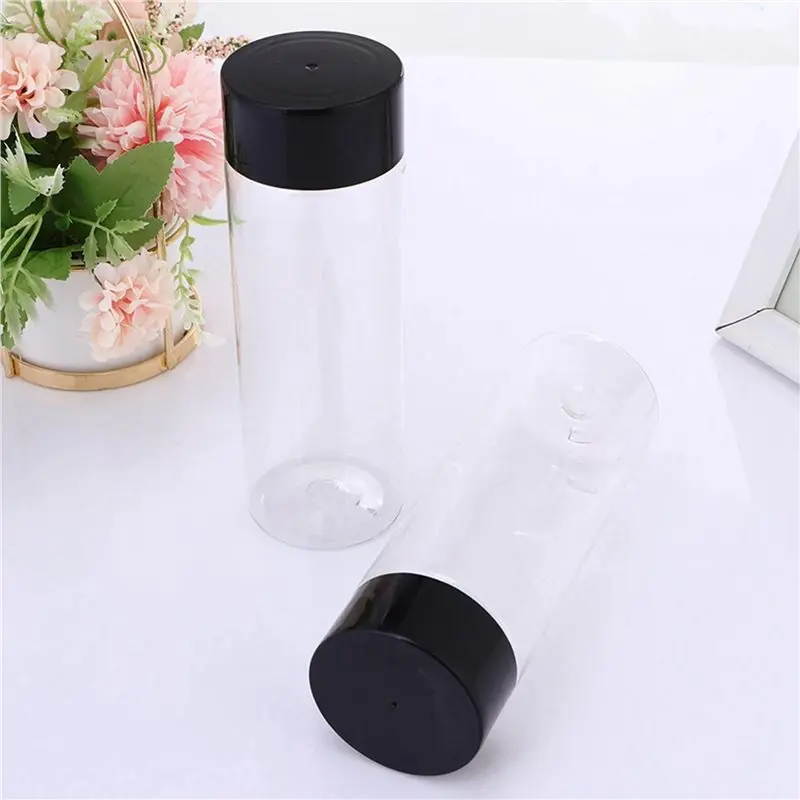 2026 New 20Pcs 400Ml/13.5Oz Plastic Juice Bottle Transparent Coarse Cereals Storage Container Beverage Bottle