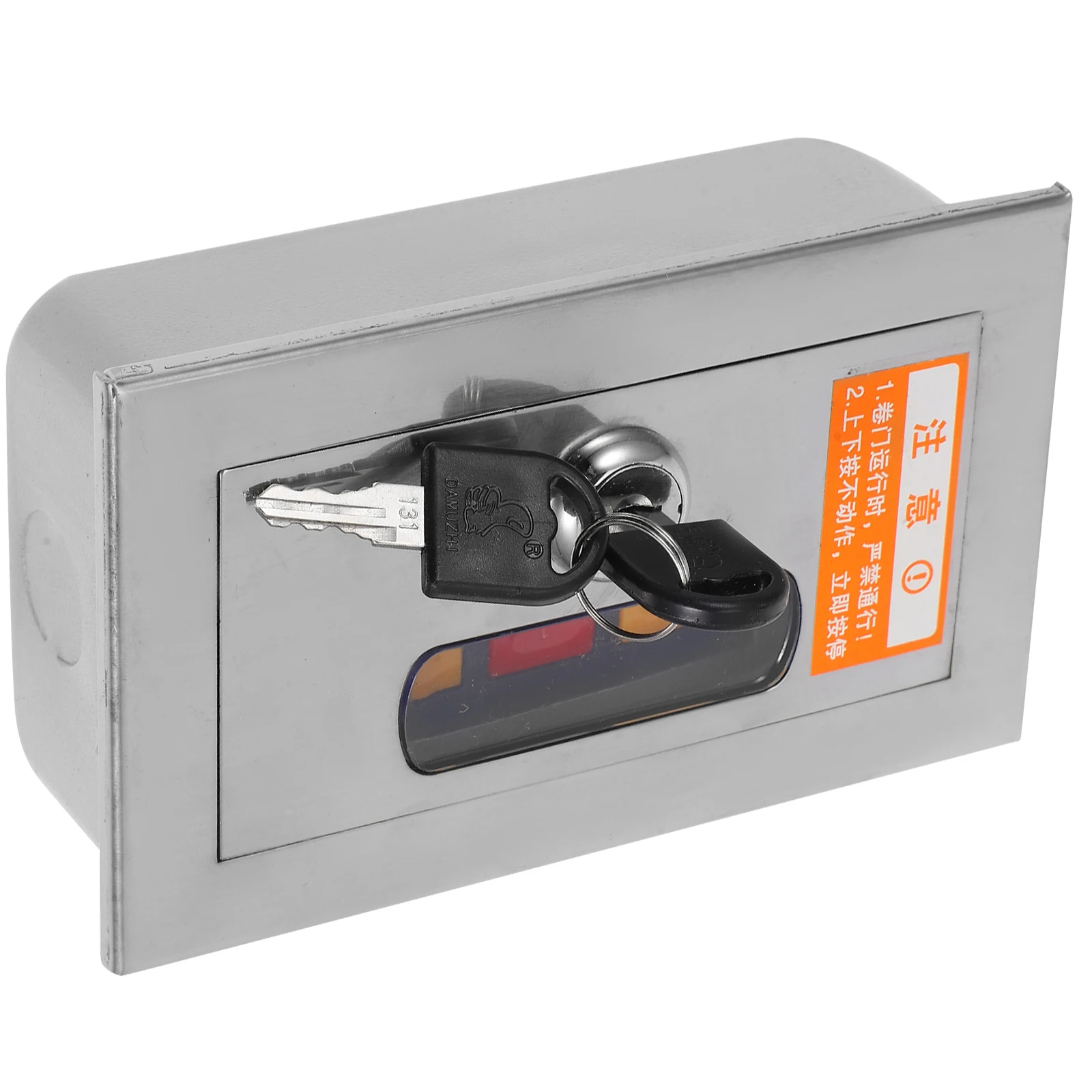 

Shutter Door Control Switch Box Manual Push Button Starter with Lock Safety Design for Fireproof Rolling Doors