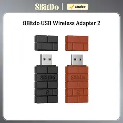 8Bitdo Adapter z odbiornikiem bezprzewodowy Bluetooth USB dla Windows Mac Nintendo przełącznik PS1 dla Xbox one PS4 PS5 przełącznik sterowanie