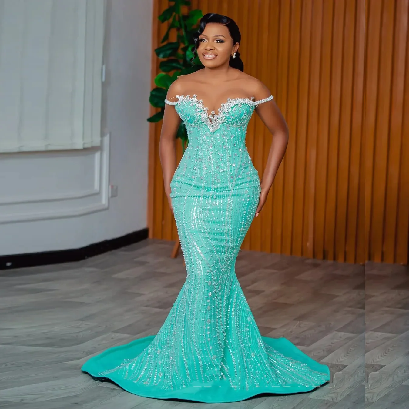 Luxury Aqua Blue Be…