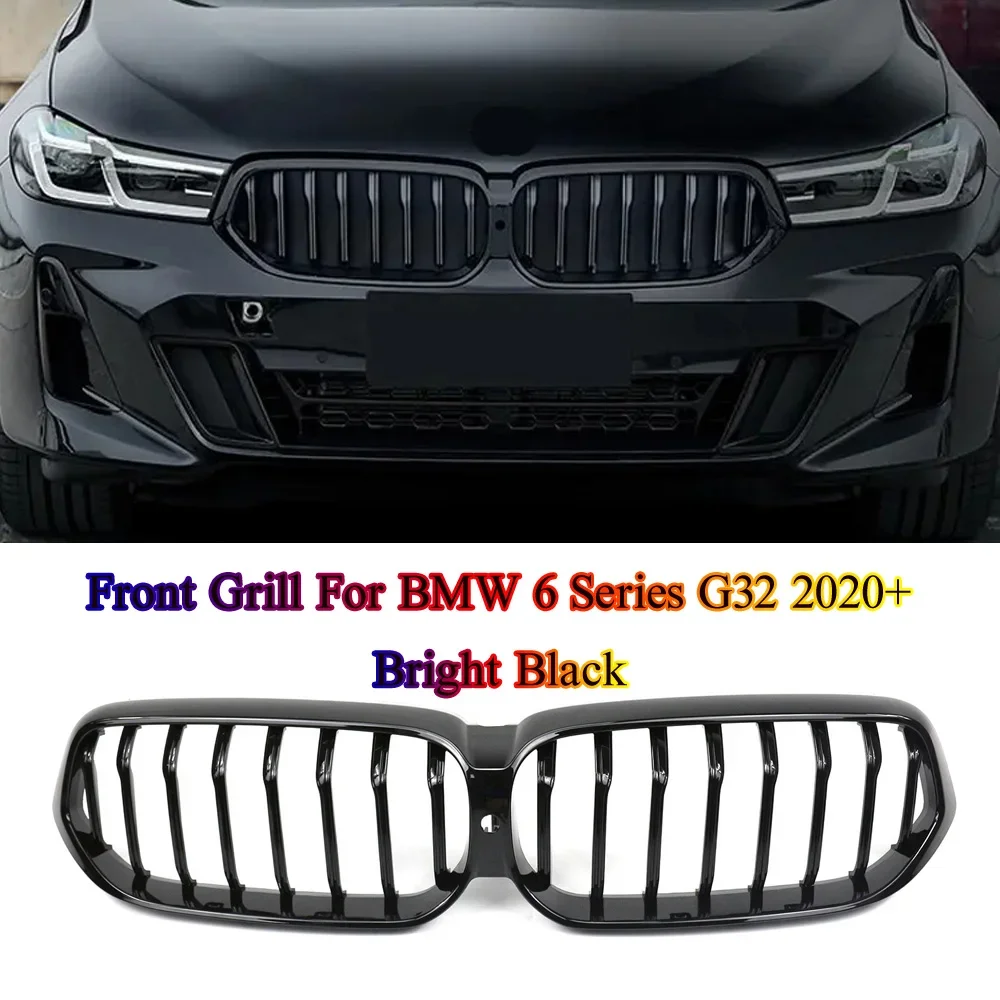 

Grille Grill For BMW 6 Series G32 2020+ Front Bumper Kidney Replacement Racing Refit Body Kit Auto Accessories