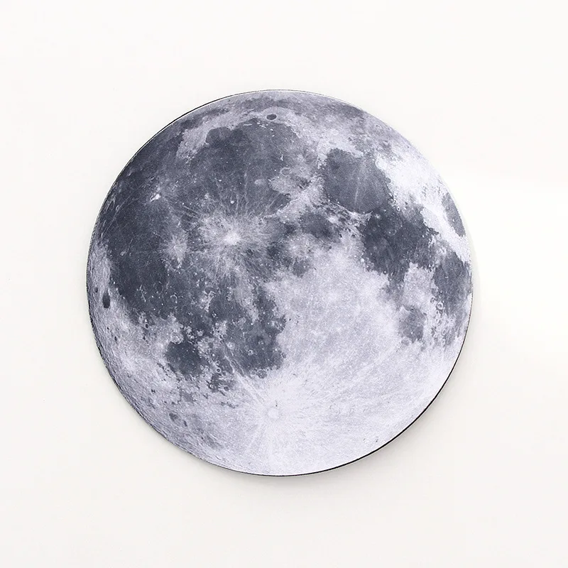 Fashion Moon Phase Planet Retro Mouse Pad Round Computer Mouse Pad Gaming Mouse Pad for Pc Laptop Desk Macbook Pro Mouse Pad