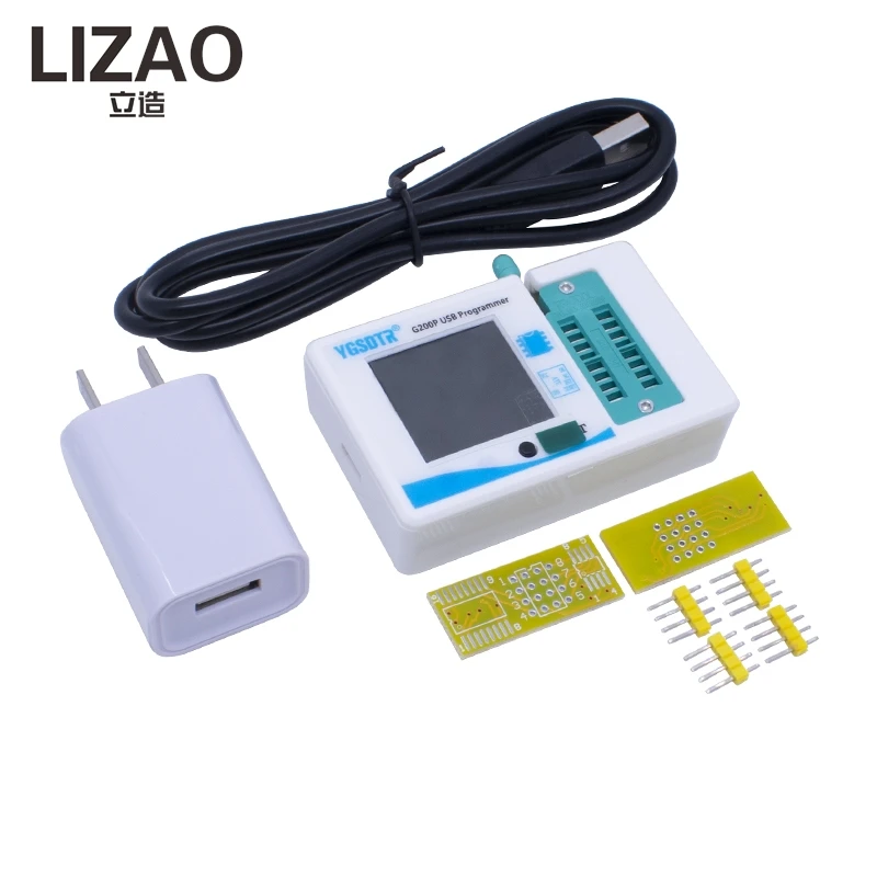 g200p-offline-programmer-high-speed-spi-flash-eeprom-ic-writing-tool-with-color-screen-micro-usb-communication-for-24-25-93-chip