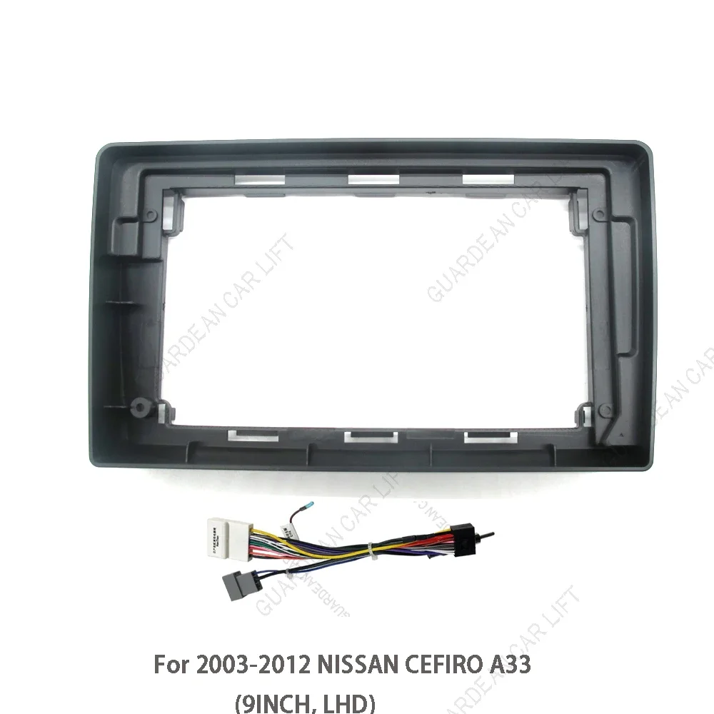 

Car Radio Fascia Multimedia Player Head Unit Auto Stereo Dash Panel Mount Trim Frame Kit For 2003-2012 NISSAN CEFIRO A33 (9INCH
