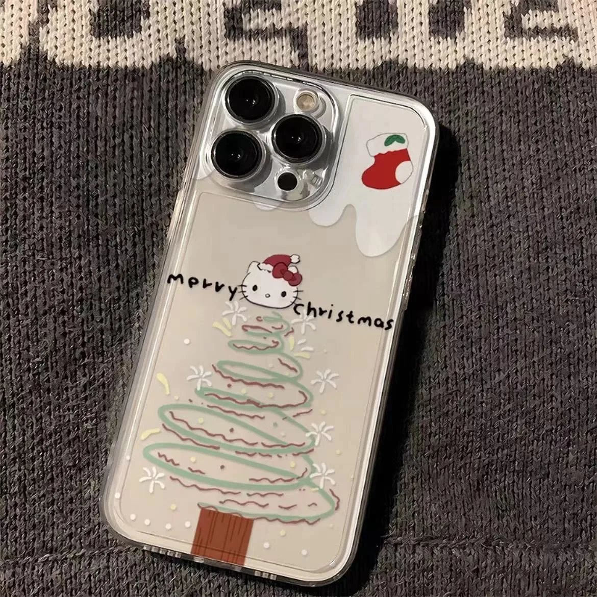 Christmas Tree Hellos Kittys Phone Case For TECNO CAMON 30 20 POVA 6 5 SPARK 10 Infinix Smart 8 7 Note Hot 40 30i 20i Pro 5G