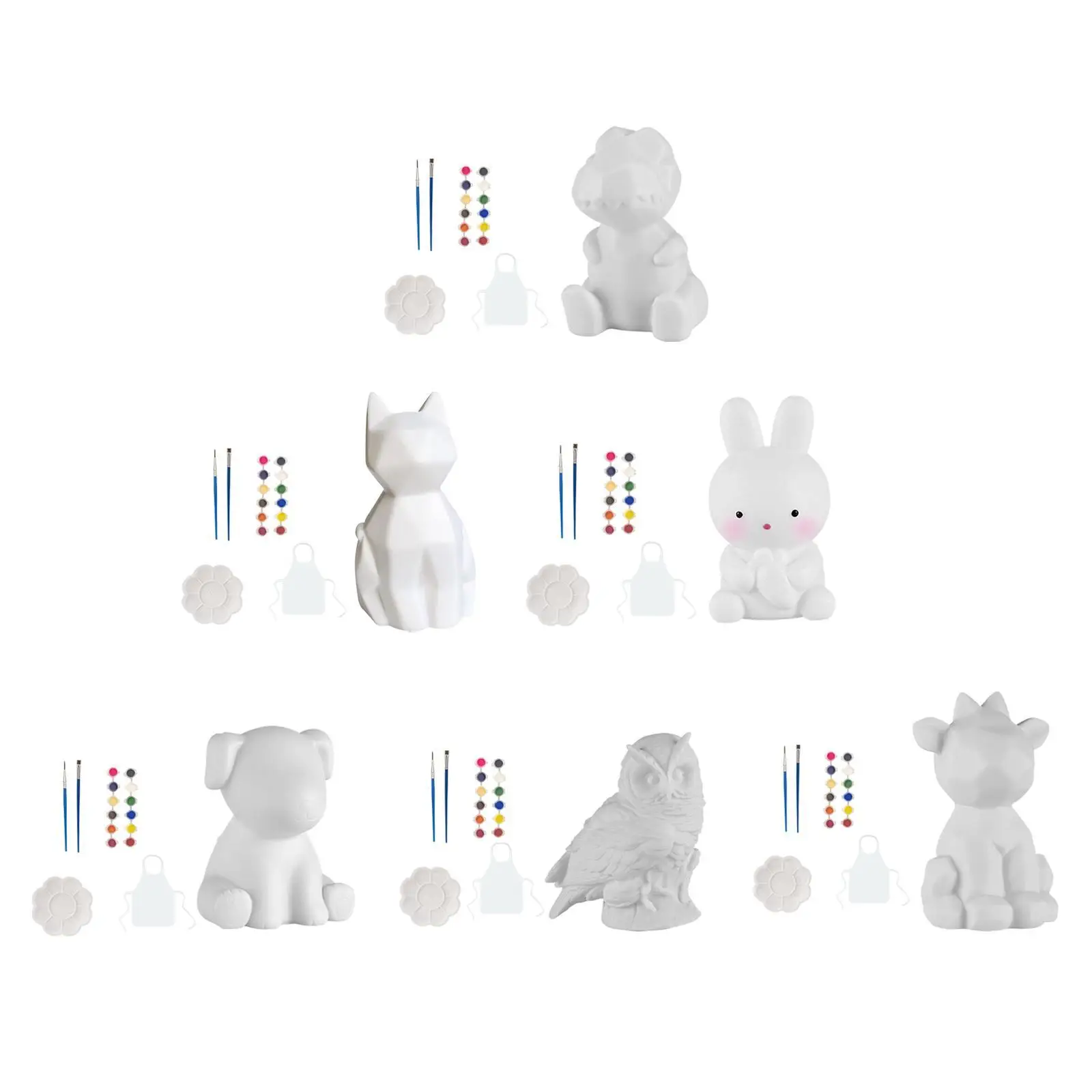 Kit de peinture d'animaux, activités de classe, fournitures artistiques avec Pigments, cadeaux de fête, jouets lumineux pour enfants de 3 4 5 6 7 8 ans