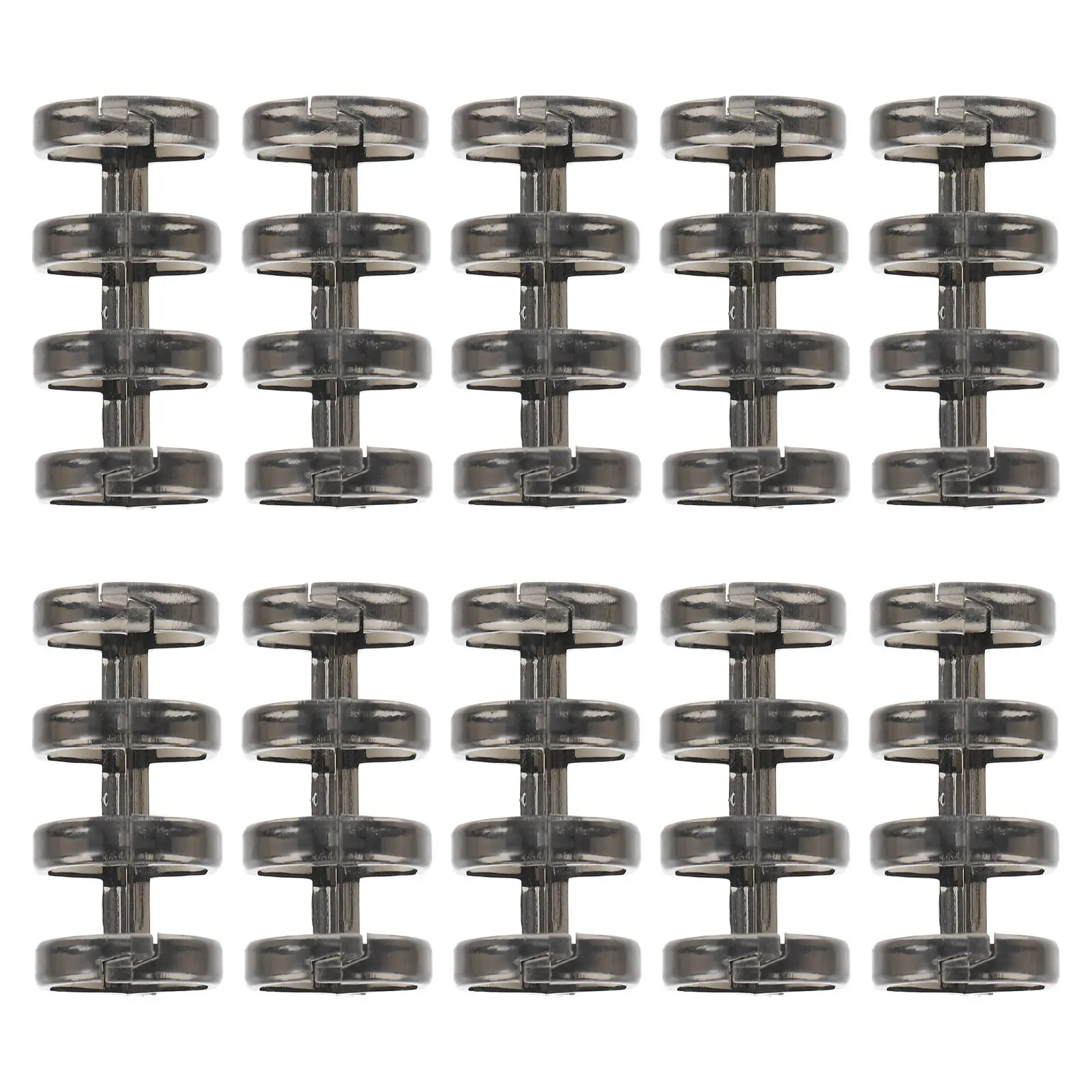 

10 шт. сегментированных зажимов для скрапбукинга с четырьмя отверстиями, разделители для офисных папок, крепления для блокнотов, застежки для сменных блоков