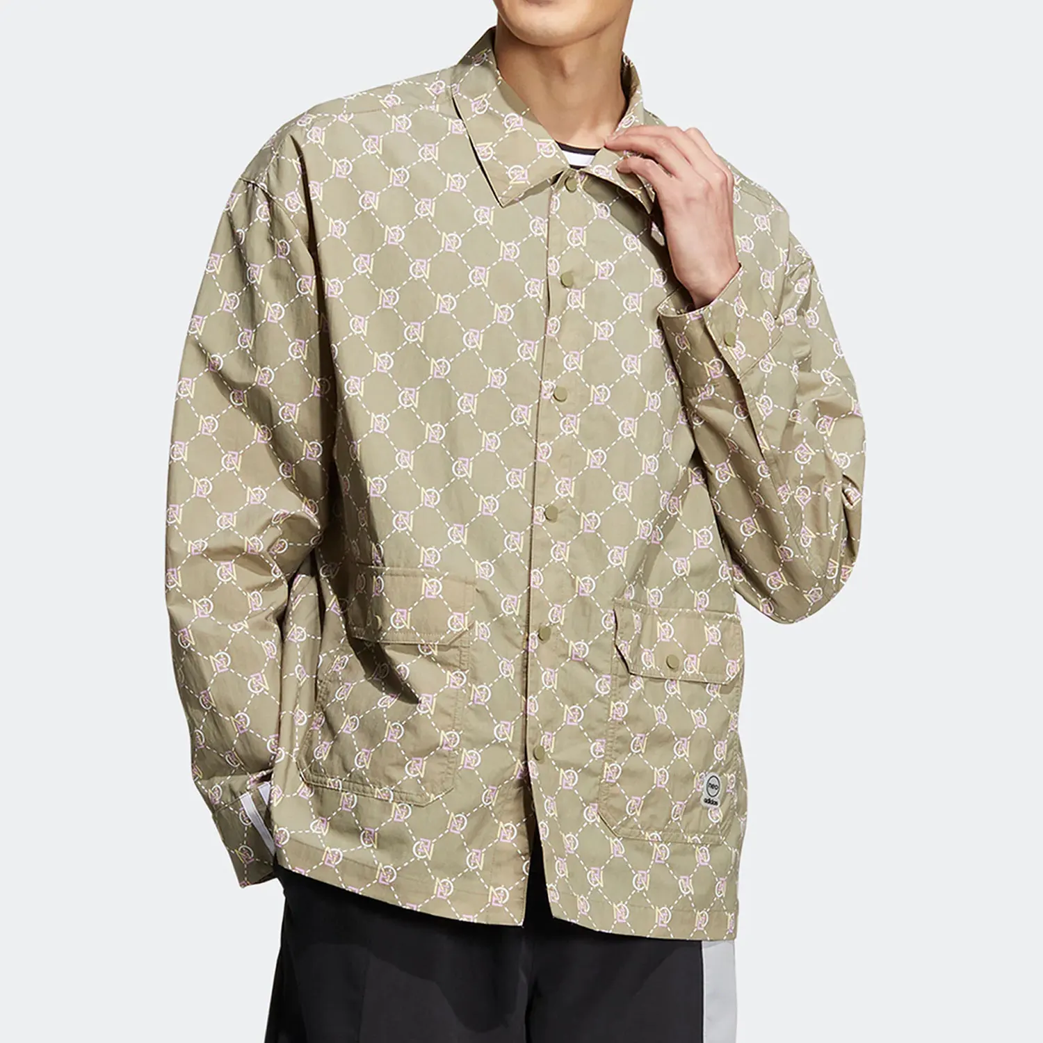 

Официальная мужская спортивная куртка Adidas Authentic M MONOGRAM HM2039