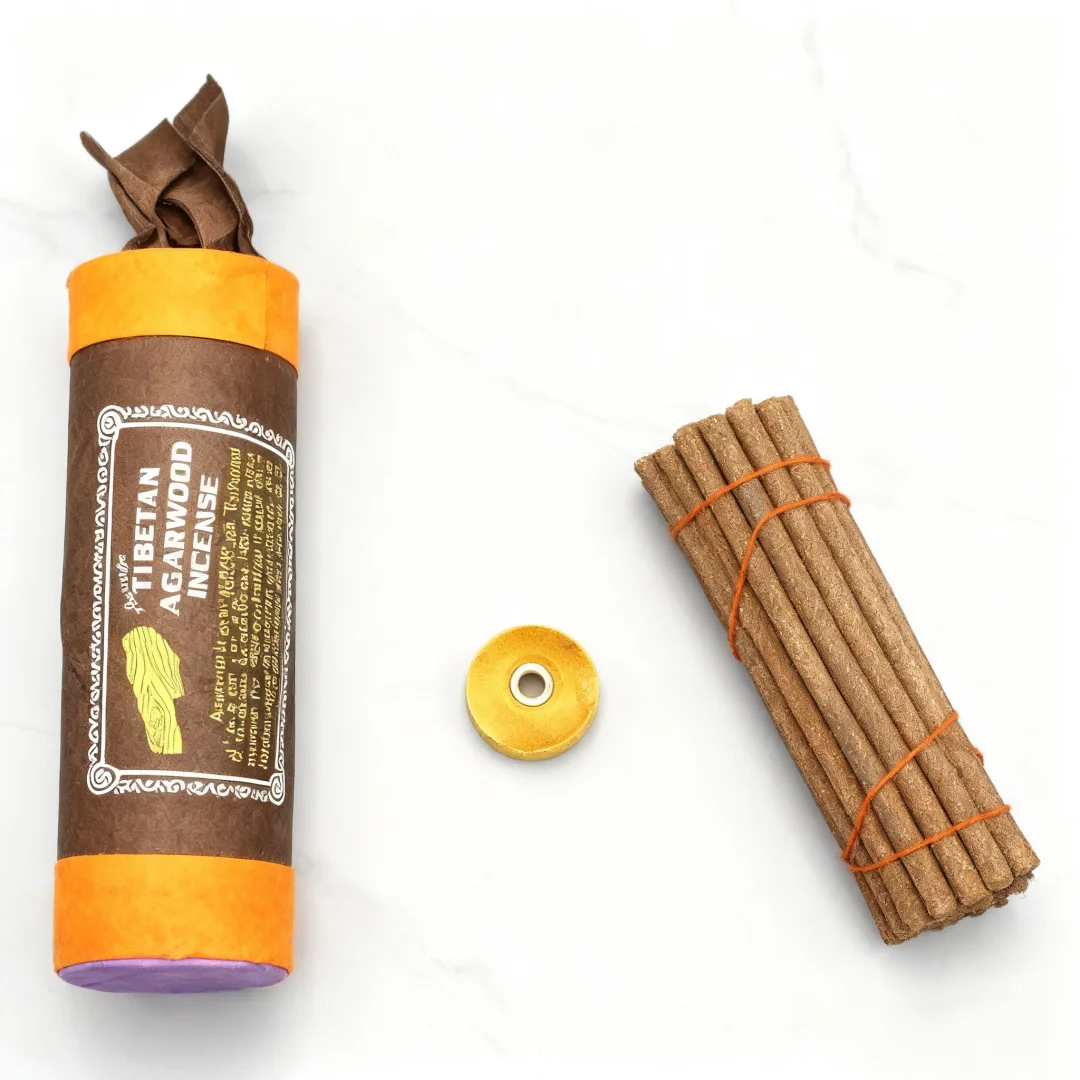 30PC Nepal Handmade Incense Sticks Ancient Tibetan Fragrance Colored Short Tube Thick Thread Incense Cedar Palo Santo White Sage