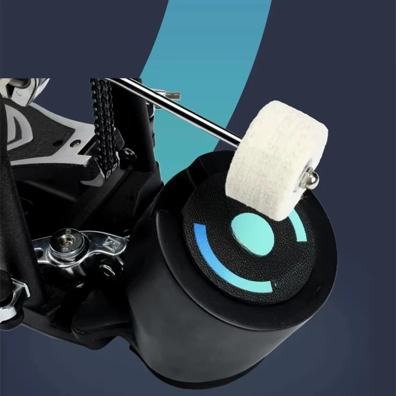 Kick drum practitioner, practice foot drum mute dumbass pad, household single step double step pedal