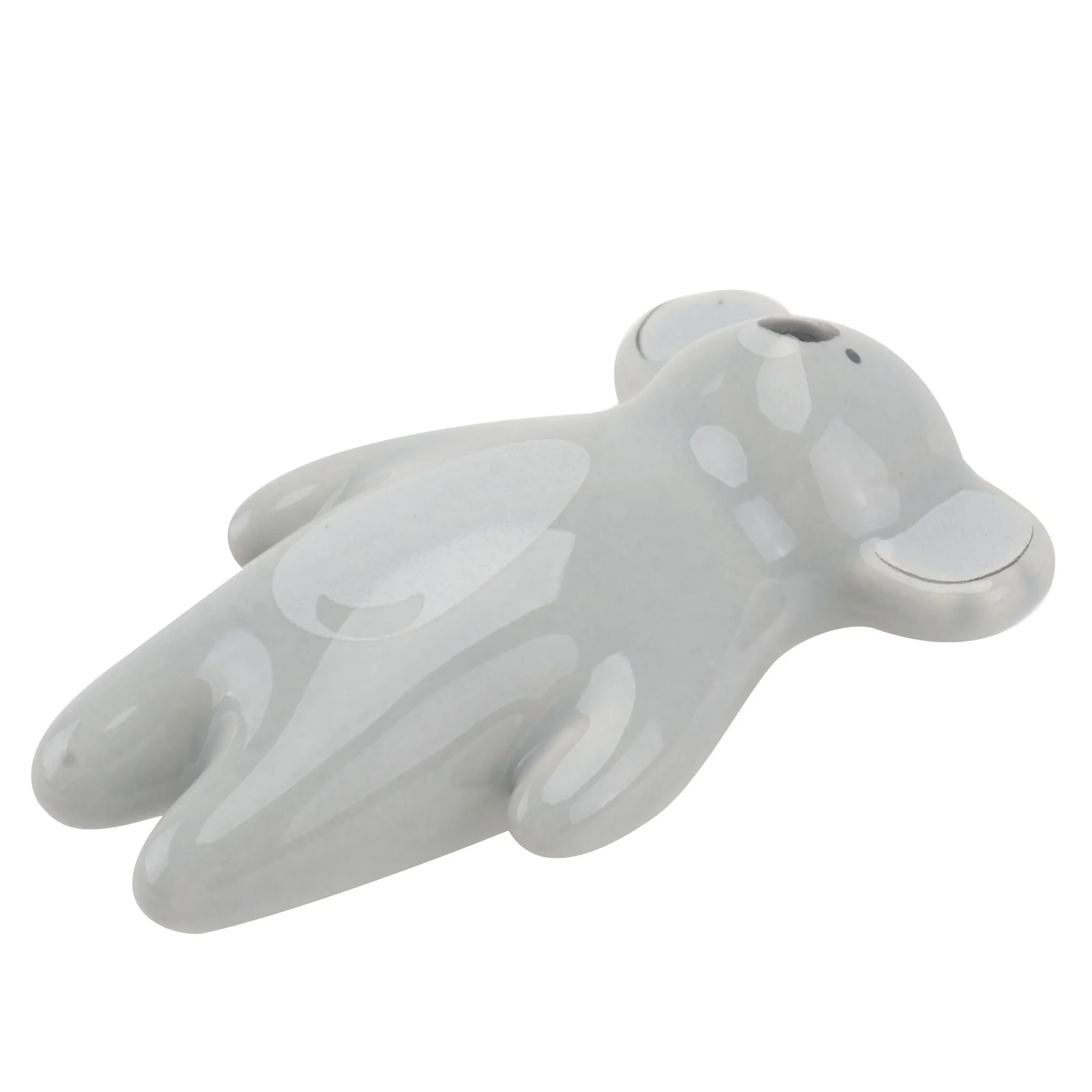 

1Pcs Light Grey Koala Ceramic Handle Durable Cabinet Pull Handle Creative Design for Kitchen Drawer Cabinet Door Wardrobe