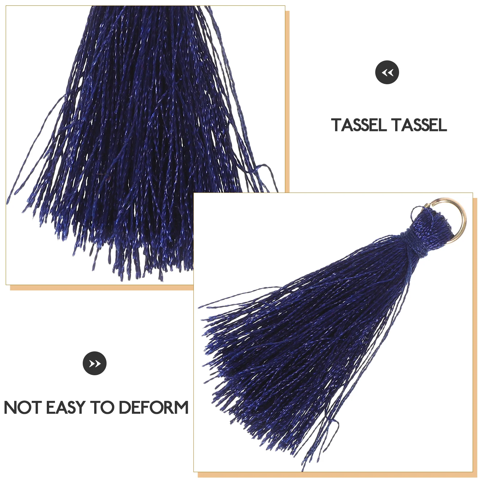 

30pcs Tassel Pendant Decor for Sewing Keychain Jewelry Making Charms Bag Accessories Keychain Tassels Decor Soft
