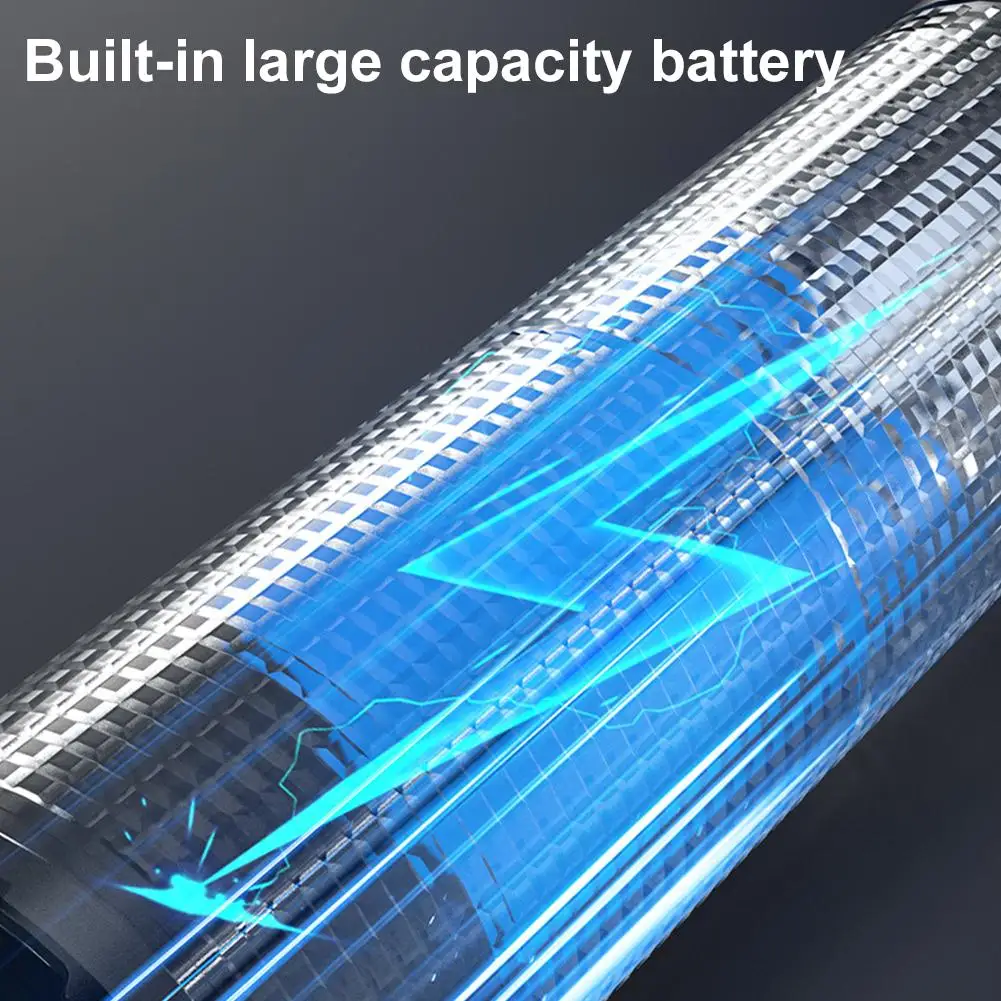 1pc Handheld Type-C Rechargeable LED Flashlight Waterproof Side Light Work Camp Light Aluminum Alloy Powerful Headlamp Emergency