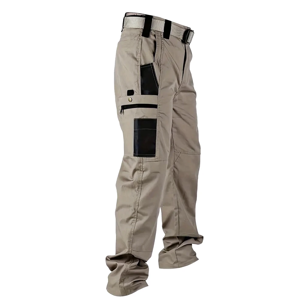 Men's Cargo Pants Multi Pockets Work Trousers Casual Tactical Pants Male Outdoor Straight Spring Autumn Wear-resisting Trousers