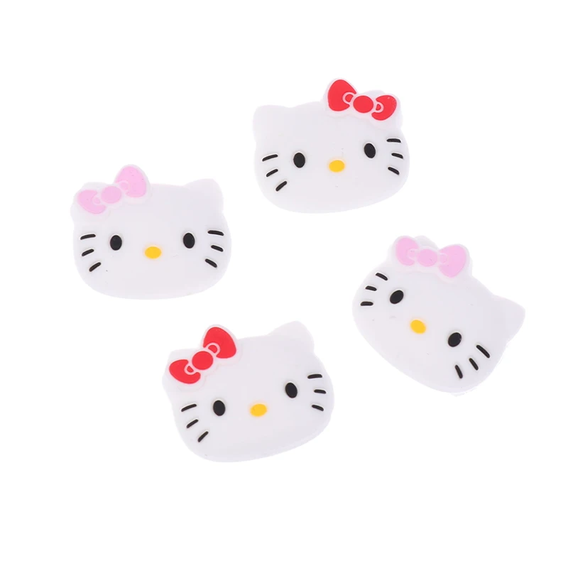 2Pcs Cartoon HelloKitty Stoßdämpfer Silikon Tennis Schläger Stoßdämpfer 3D Tennis Schläger Integrierte Stoßdämpfer Dämpfer