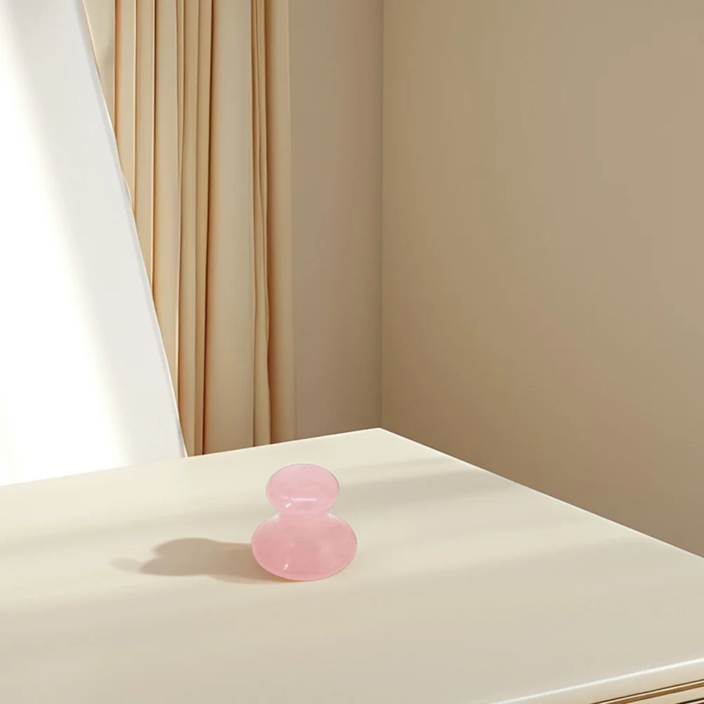 휴대용 얼굴 괄사 스톤 세트 옥 버섯 마사지기 피부 탄력 미니 아이 롤러 크리스탈 스크래핑 도구